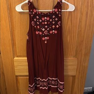 Maroon dress